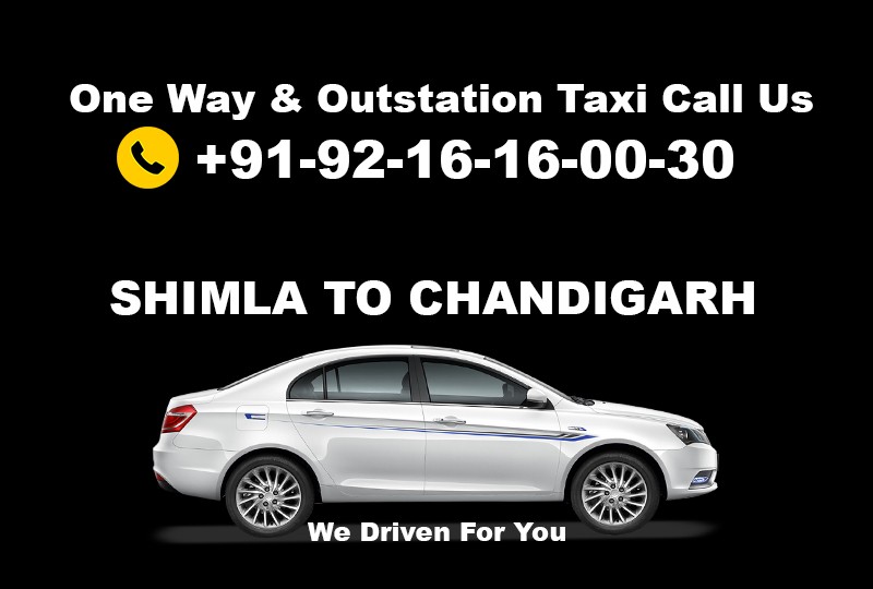 Hire Taxi Shimla to Chandigarh