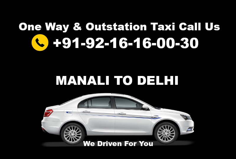 Manali To Delhi Taxi